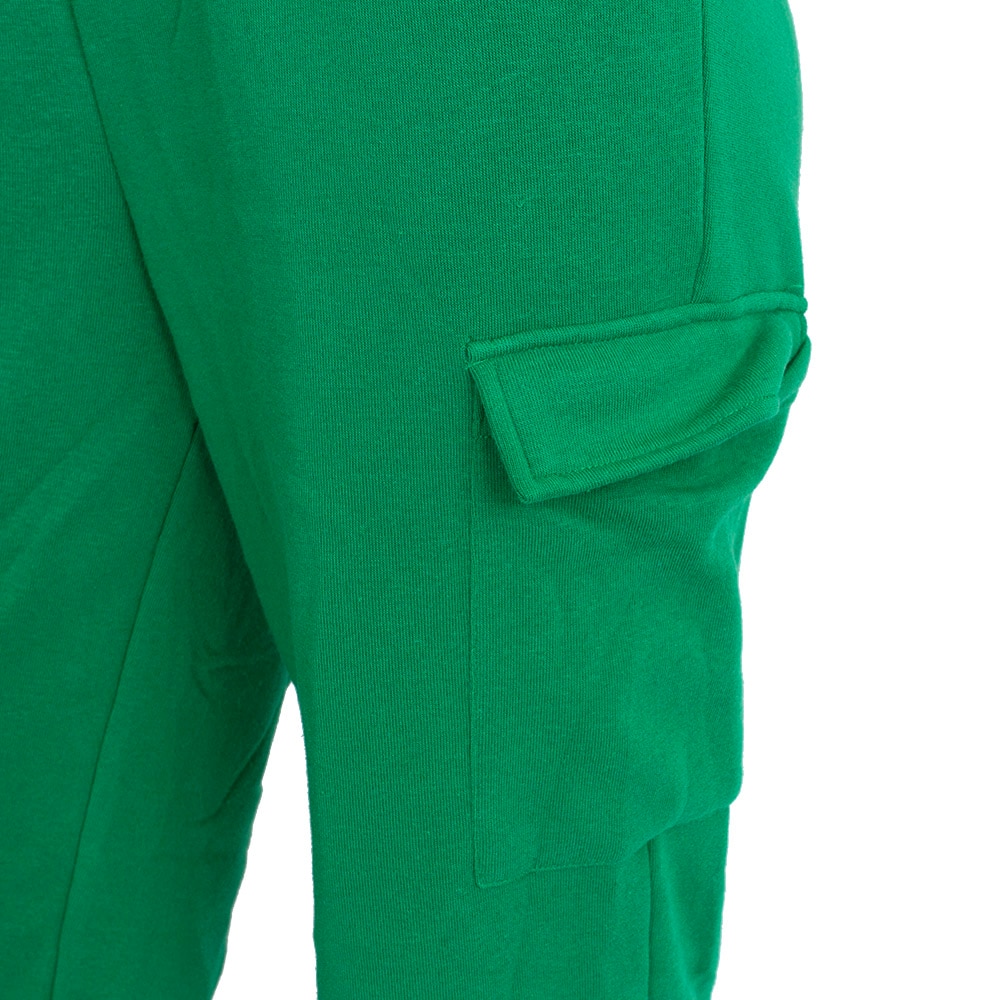 Interlocking UO, Zoozatz, Green, Pants, Polyester Blend, Women, Fleece cotton, Cargo pocket, Jogger, 796968